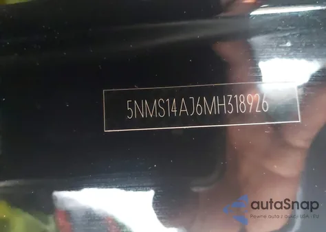 2021 Hyundai Santa Fe Se из США, поврежденный, VIN 5NMS14AJ6MH318926